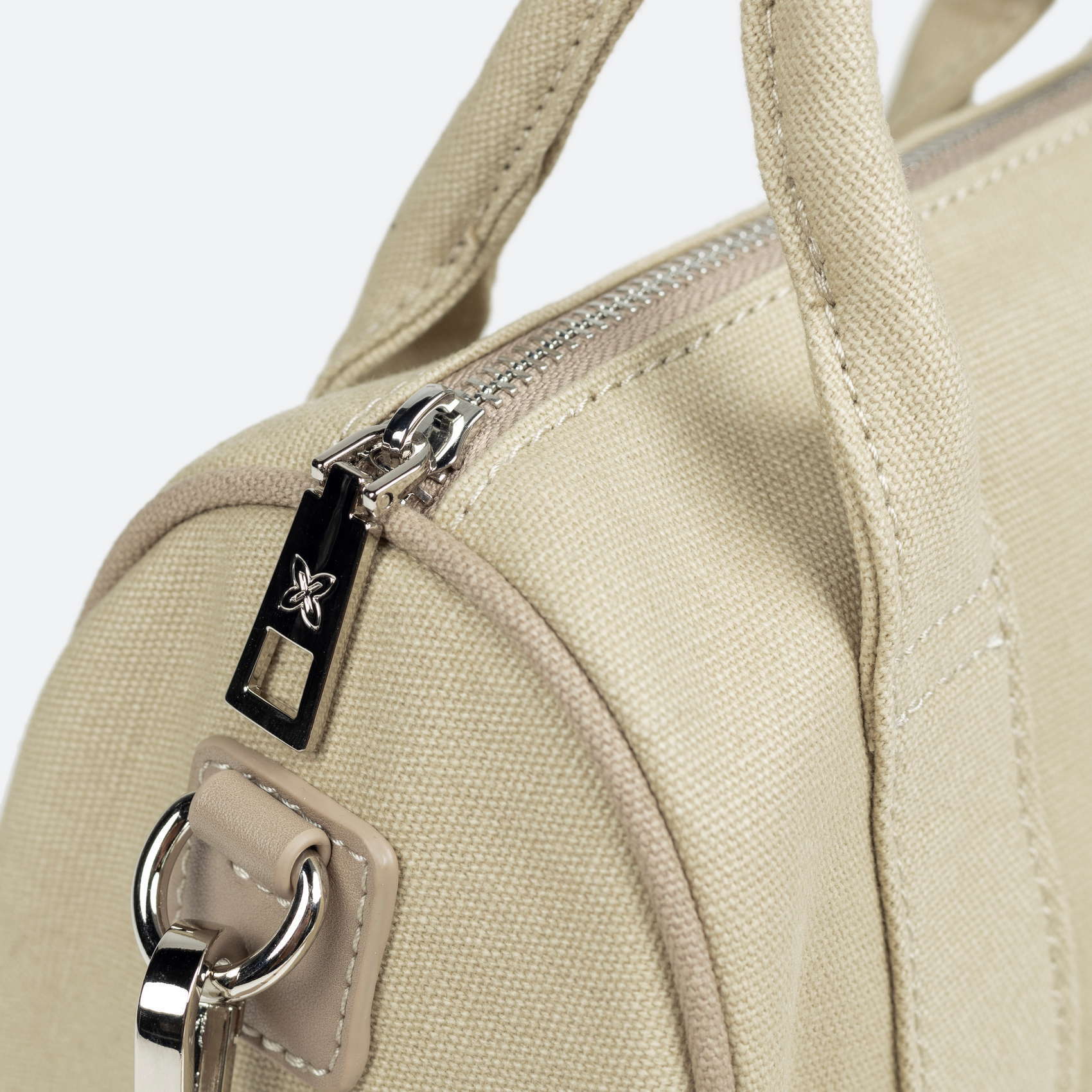 BOLSO CALA CROSSBODY BARREL C/TAUPE + ORANGE