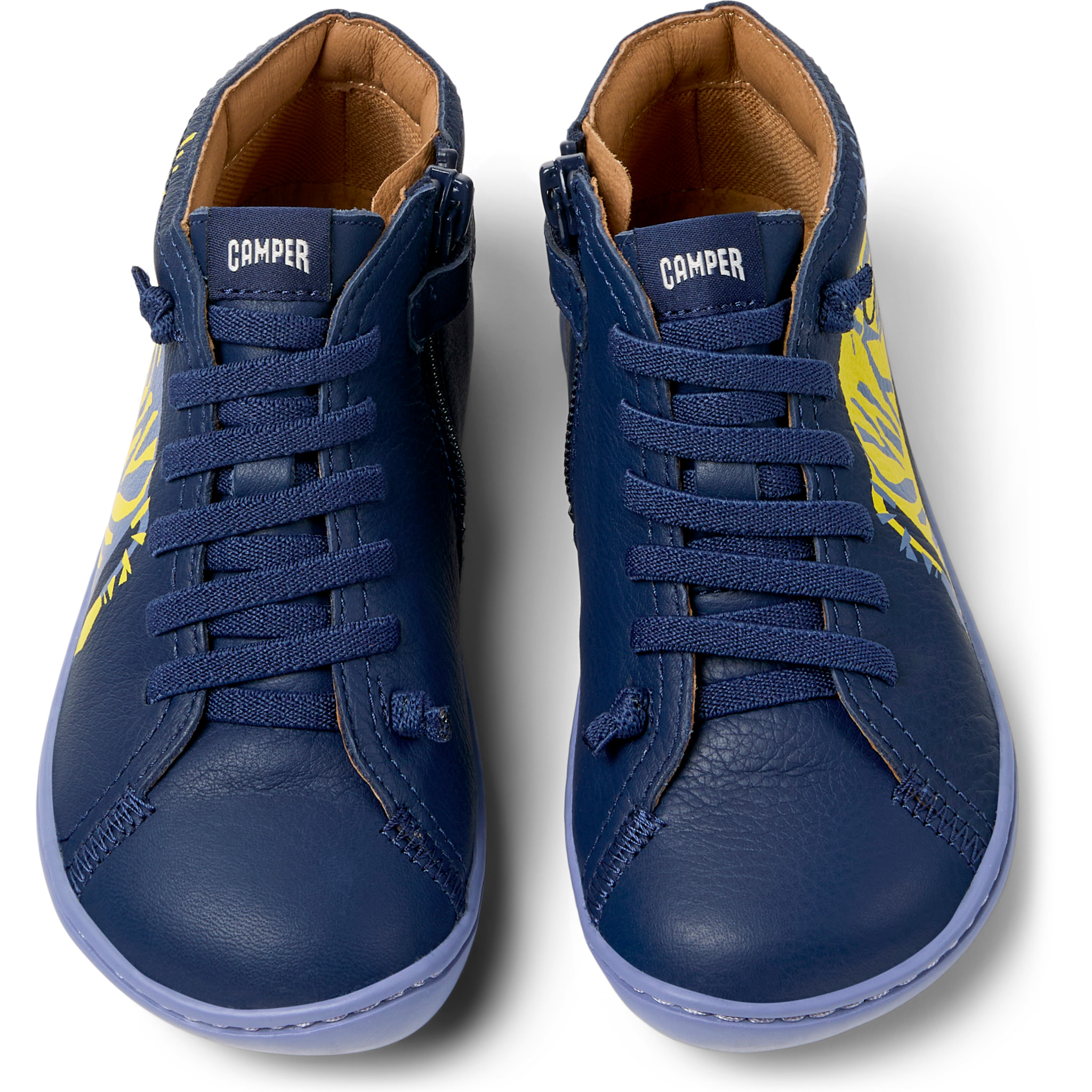 Zapatillas - CAMPER Peu Cami Twins - Azul - Cuero liso