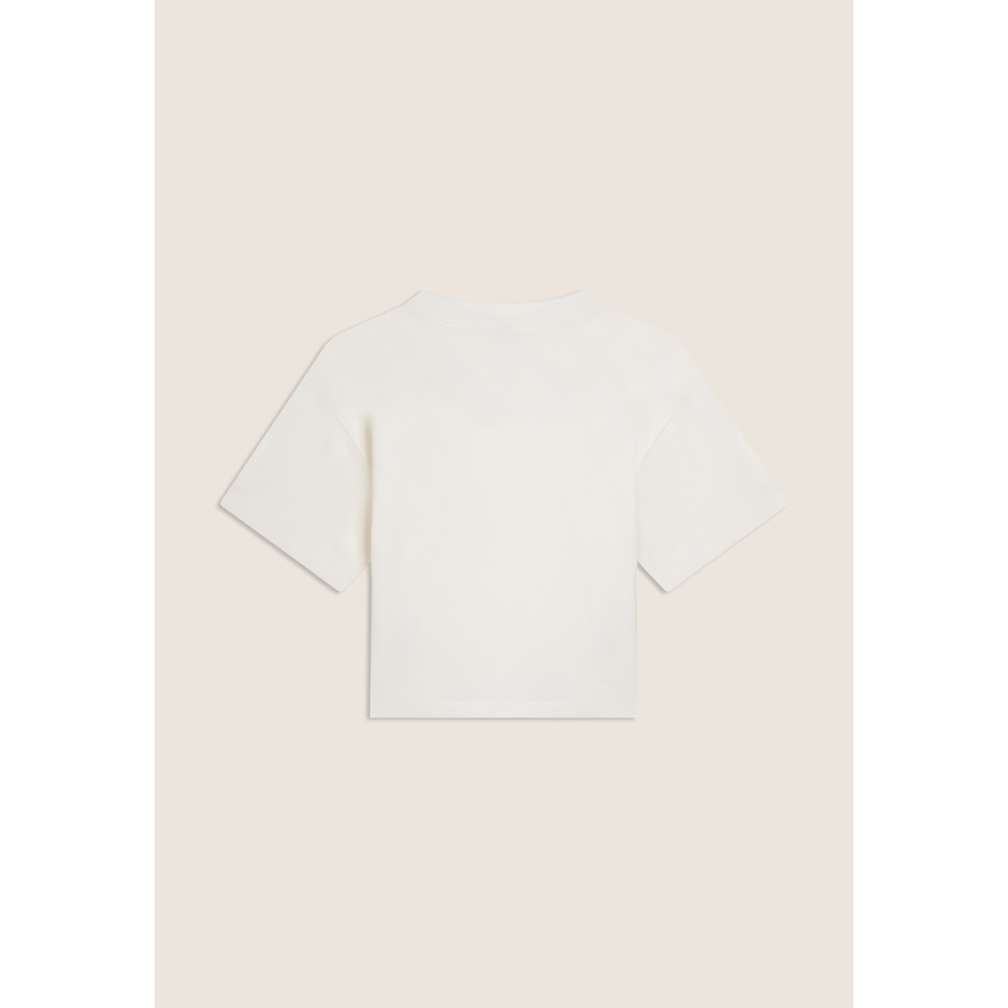 T-shirt Cropped in Jersey di Cotone con Logo FREDDY