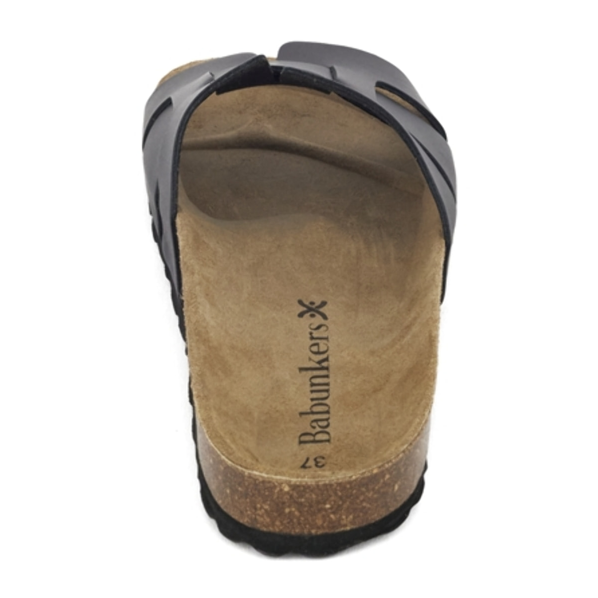 SANDALIA RONDA BABUNKERS NEGRO