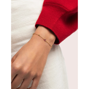 Bracciale New Orbit Multicolor Placcato Oro