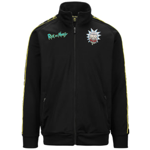Kappa - Sudaderas Hombre Negro - 222 Banda Marius Warner Bros