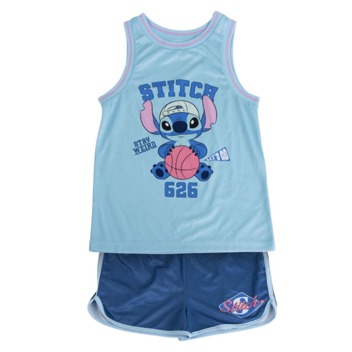 Conjunto 2 Piezas Deporte Stitch - Color Azul
