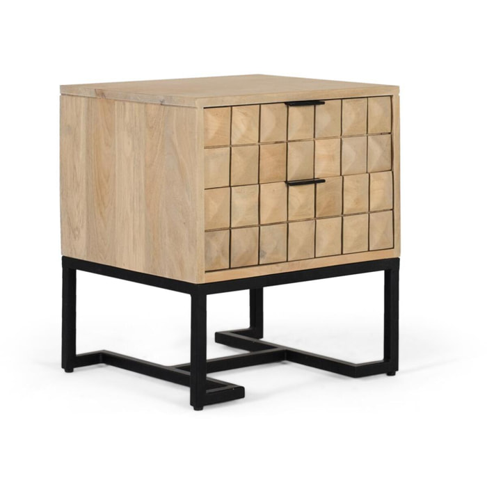 Mesita de noche - banco a los pies de la cama 50x45x40