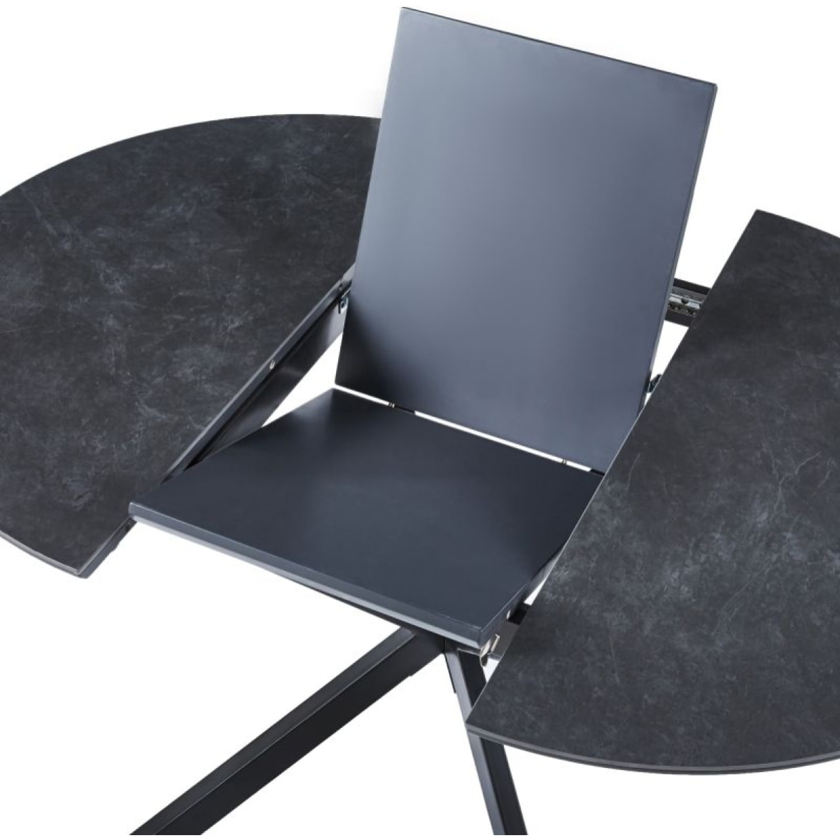 Mesa redonda extensible Onix Negro