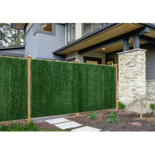 Lot de 4 Haies artificielles - 150 x 300 cm