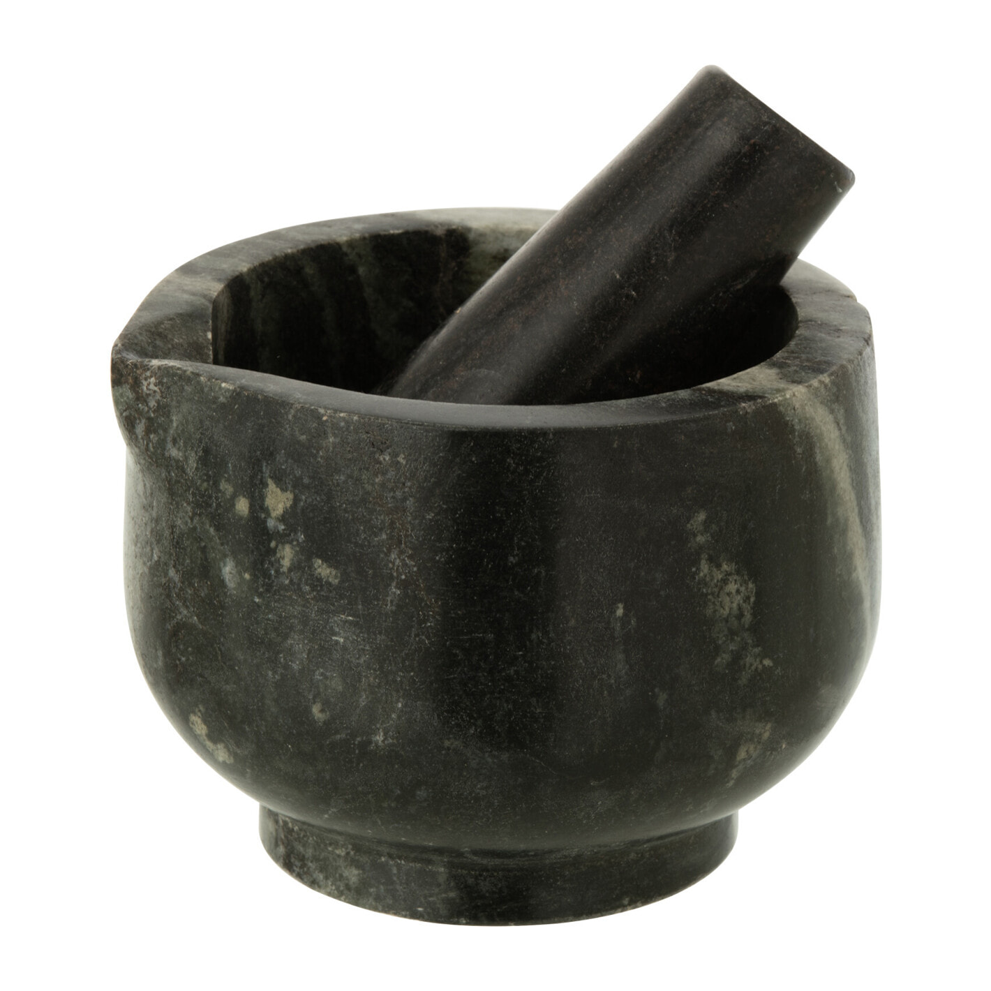 J-Line mortier + pilon Marbre - pierre - noir/gris