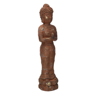 Buddha in resina bronzo cm13x12h51