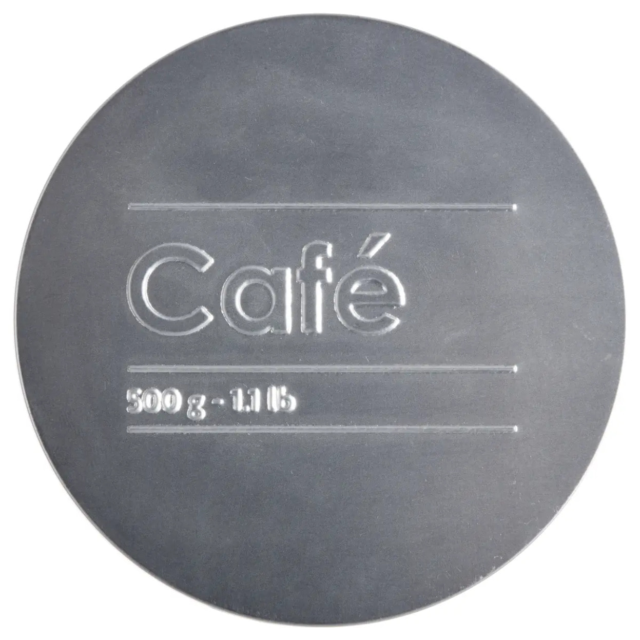 Boîte à café métal 500g Noir Black Edition