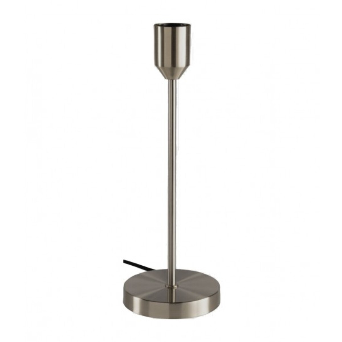 Lampe à poser en métal brossé chromé - DOUG - 2307