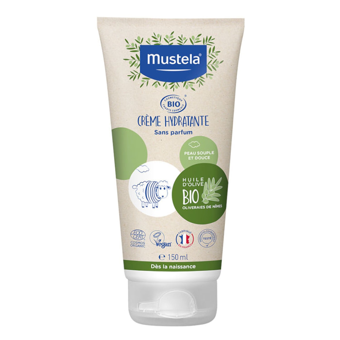 Crème Hydratante Bio - Peau Souple & Douce Sans Parfum