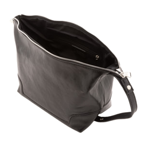 Borsa a mano  unisex In Vera pelle Made in Italy 24x19x18 cm