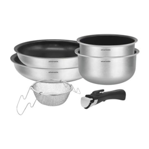 Batterie amovible 6 pcs argent