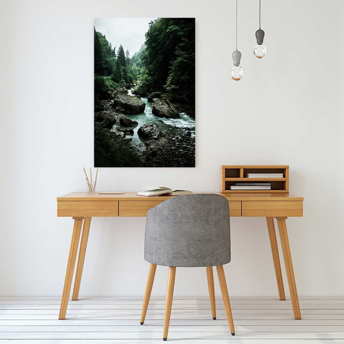 Tableau riviere en montagne Tableau plexiglas
