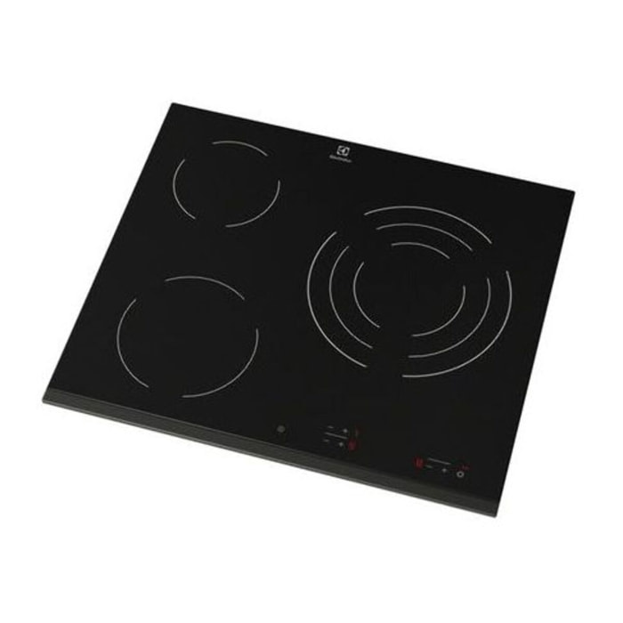 Plaque vitrocéramique ELECTROLUX BHV6232FOK - 3 foyers Noir