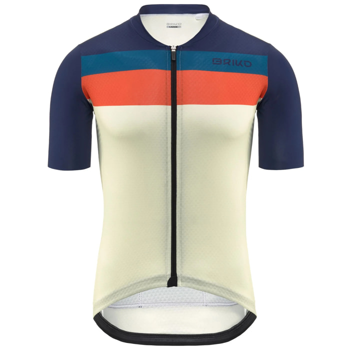 Briko - Maglie gioco, Uomo, Bianco - Jerseyko Stripe