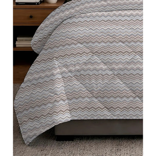 Trapunta invernale Baia Beige 300 grammi/mq in cotone e poliestere