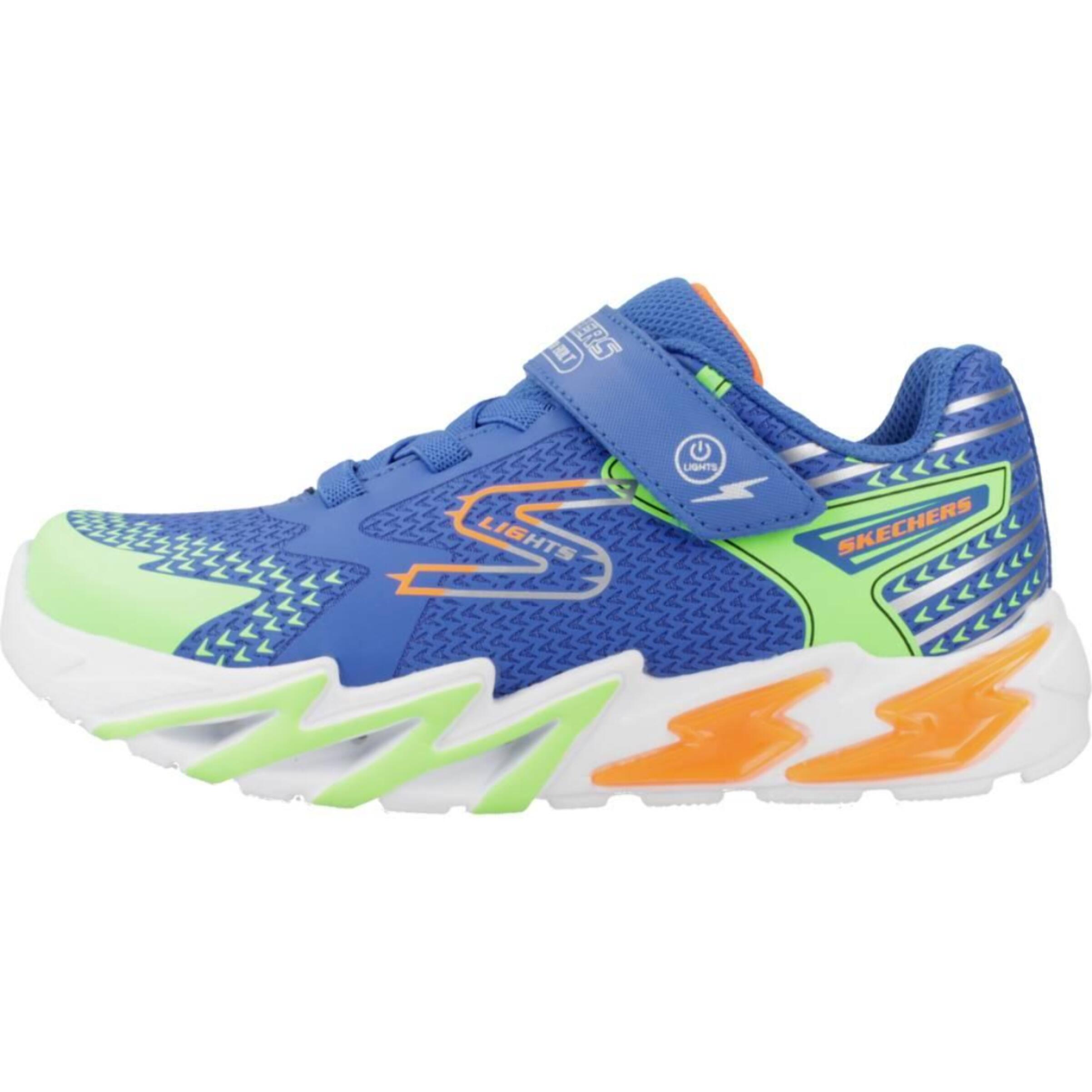 Zapatillas Niño S Lights: Flex-glow Bolt Azul