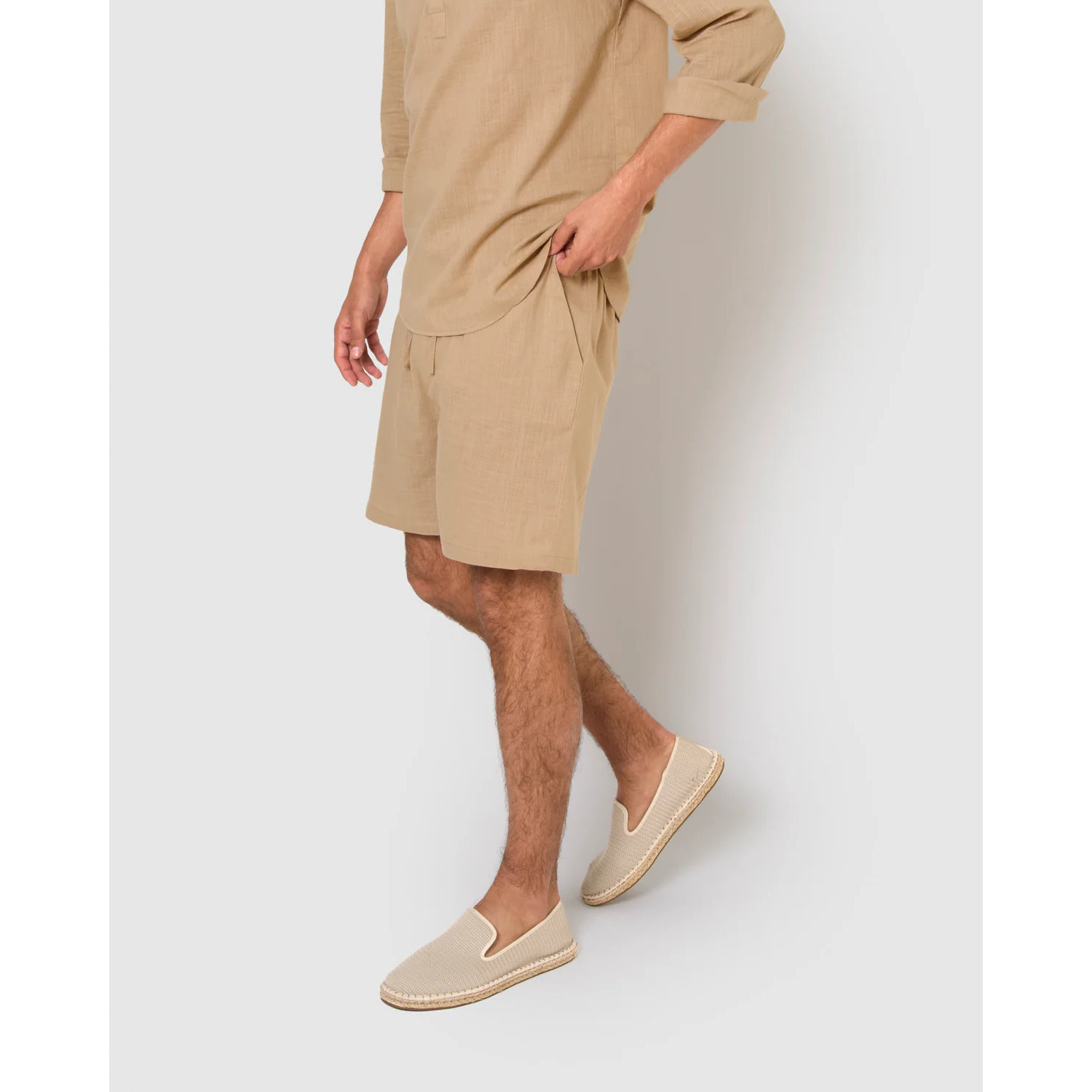 Pantalón corto algodón cuerda