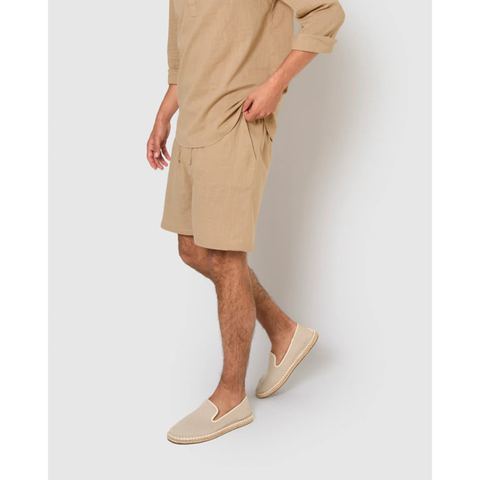 Pantalón corto algodón cuerda