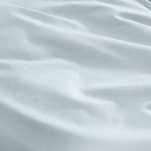 Housse de couette lin & coton 160 g/m² uni bleu Le metis francais aqua