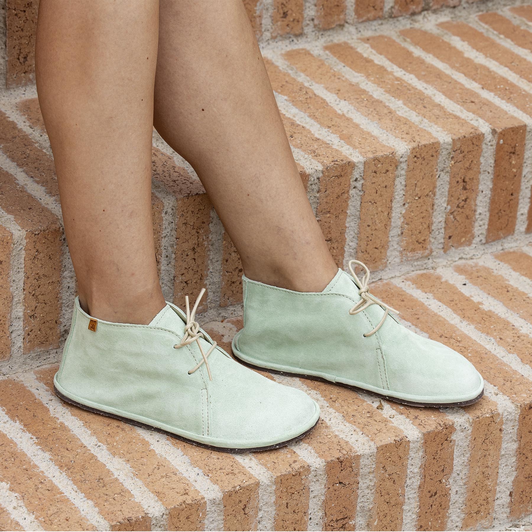 Botines N5672 SILK SUEDE CHOCOLATE/ BARE color Chocolate