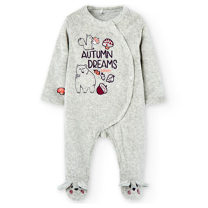 Pelele terciopelo de bebé -BCI