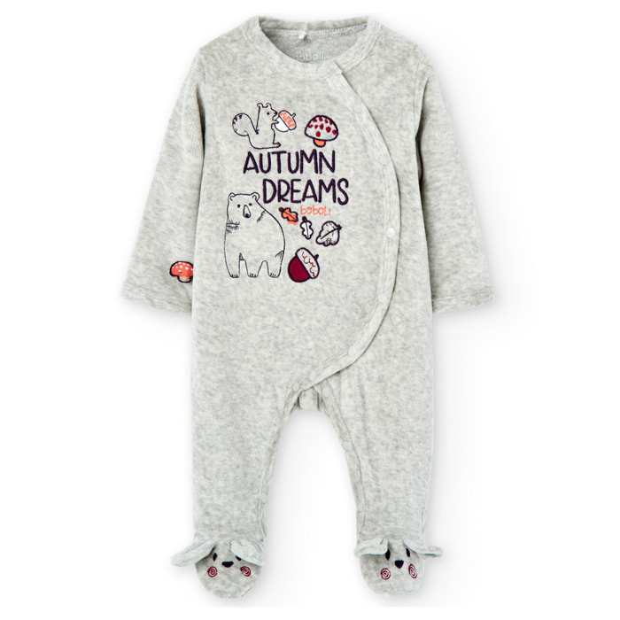 Pelele terciopelo de bebé -BCI