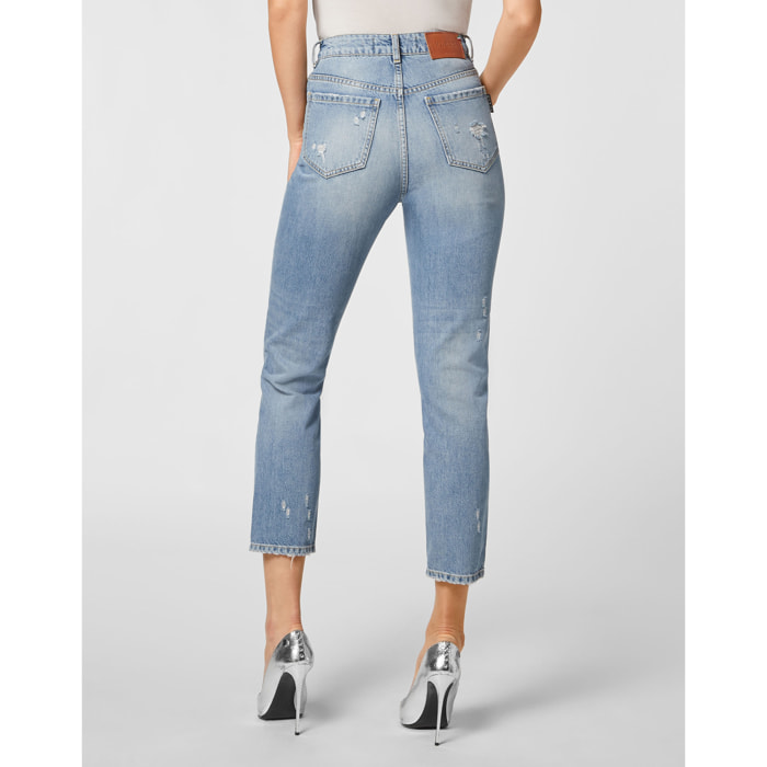 PHILIPP PLEIN Denim Trousers Boyfriend Fit