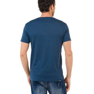 T-shirt in cotone 150 gr Hot Buttered Legend blu.