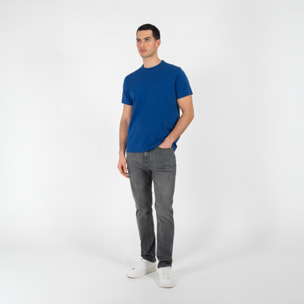 T-shirt jersey di cotone bio washed regular fit