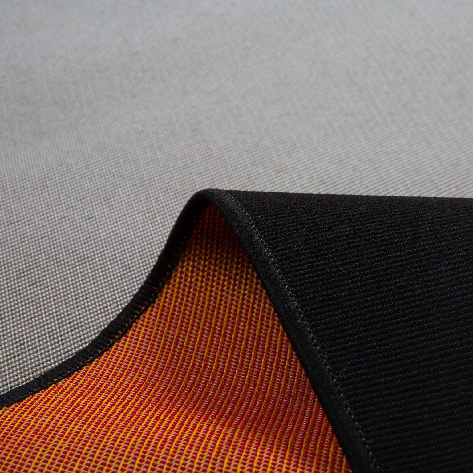 RIVIERA - Tapis intérieur/extérieur à motif festonné bleu