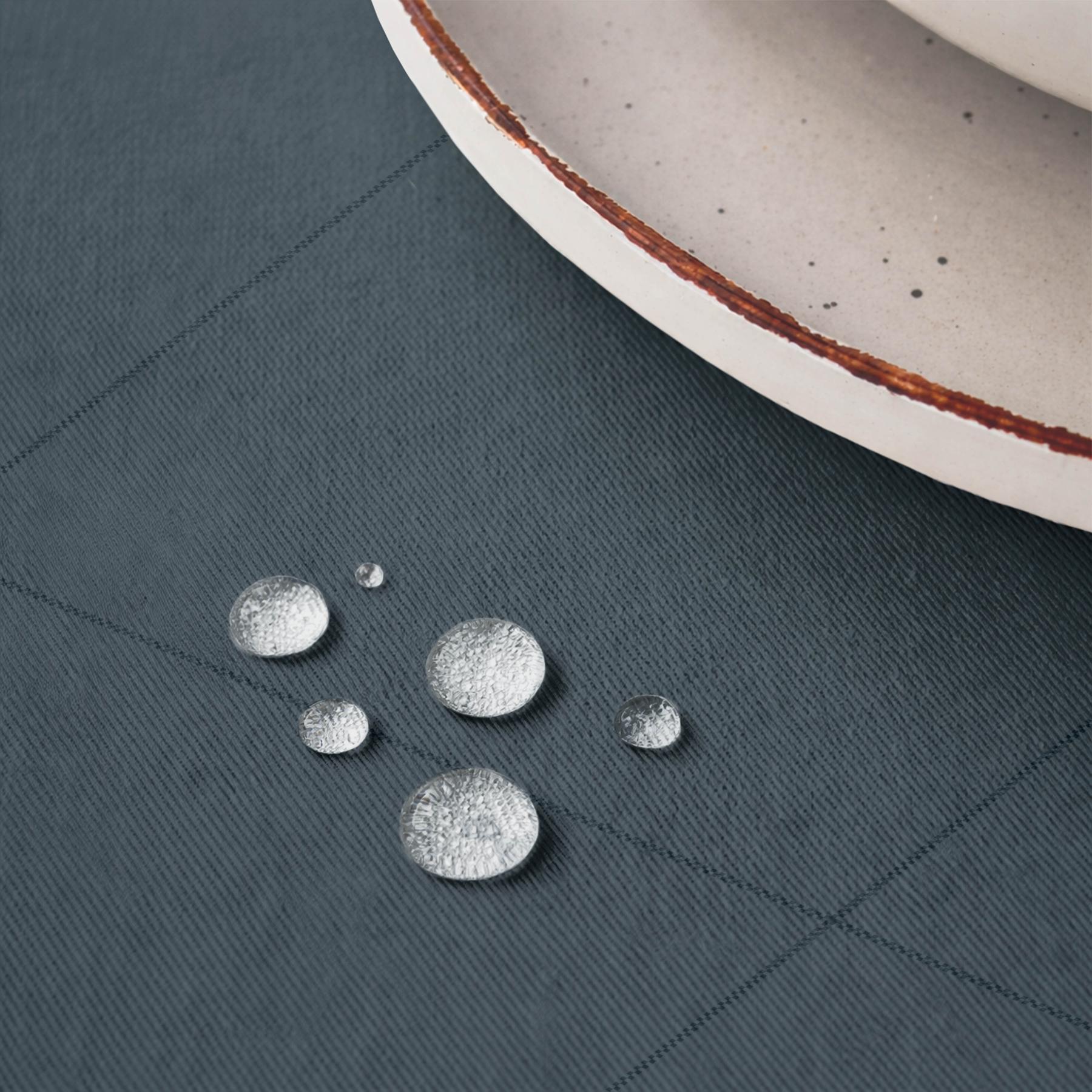 Nappe anti-taches LAO BLEU - en 100 % coton