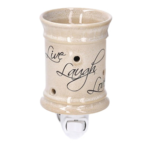 Bruciaessenze plug in ceramica cm9,8x7,1h13