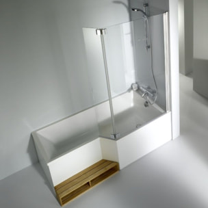 Baignoire bain douche JACOB DELAFON Neo blanc mat