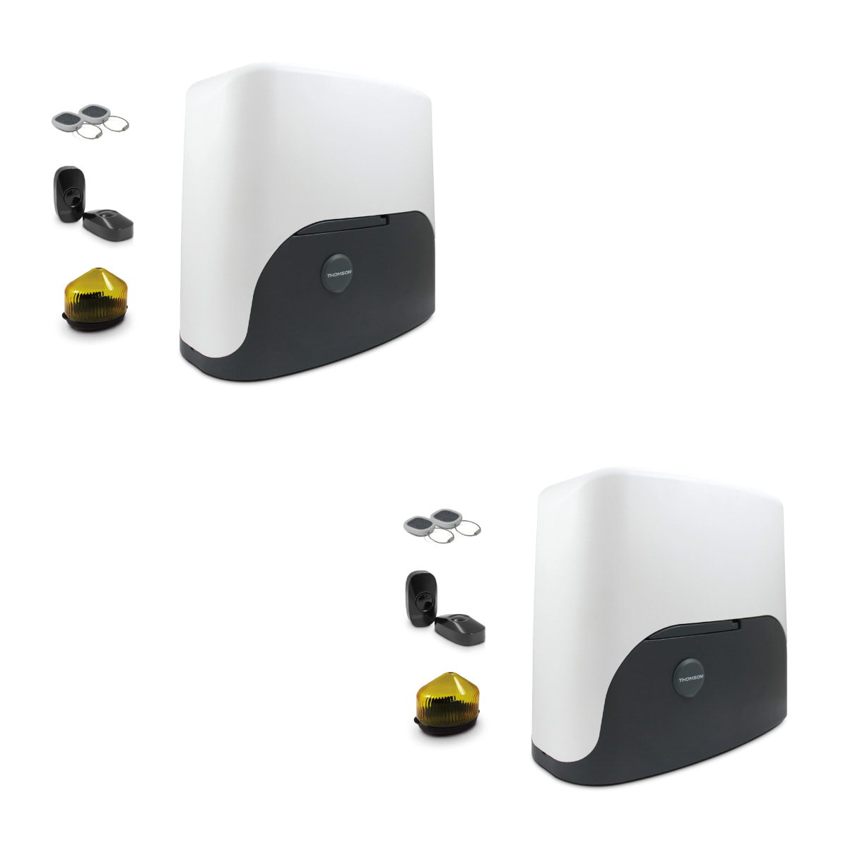 2 kits de motorisation pour portail coulissant Thomson