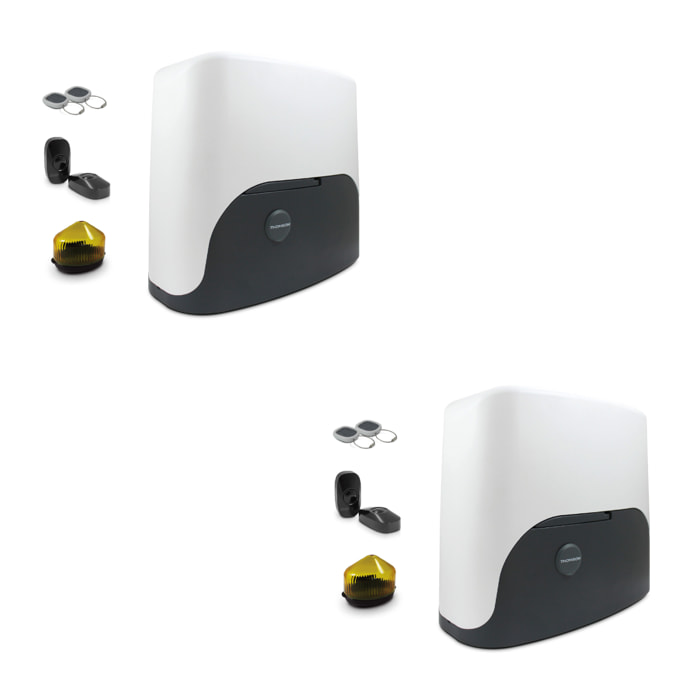 2 kits de motorisation pour portail coulissant Thomson