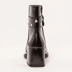 Botines 1706S NAPPA SHINNY BLACK/ VERONA color Black
