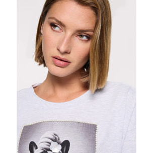 Camiseta Manga Corta Gris Claro - Dogy