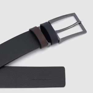 Piquadro Cintura uomo reversibile in pelle