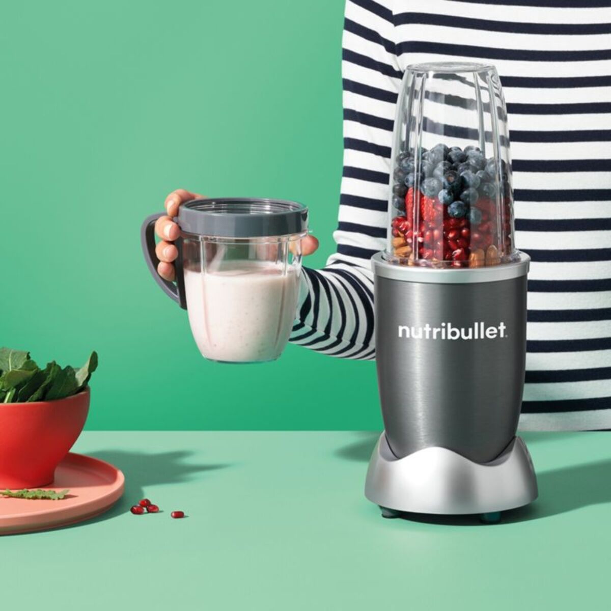 Blender NUTRIBULLET NB606DG Original 600 gris 2 accessoires