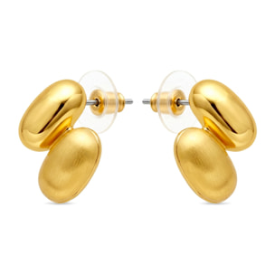 Pendientes Jiola acabado oro amarillo 18k