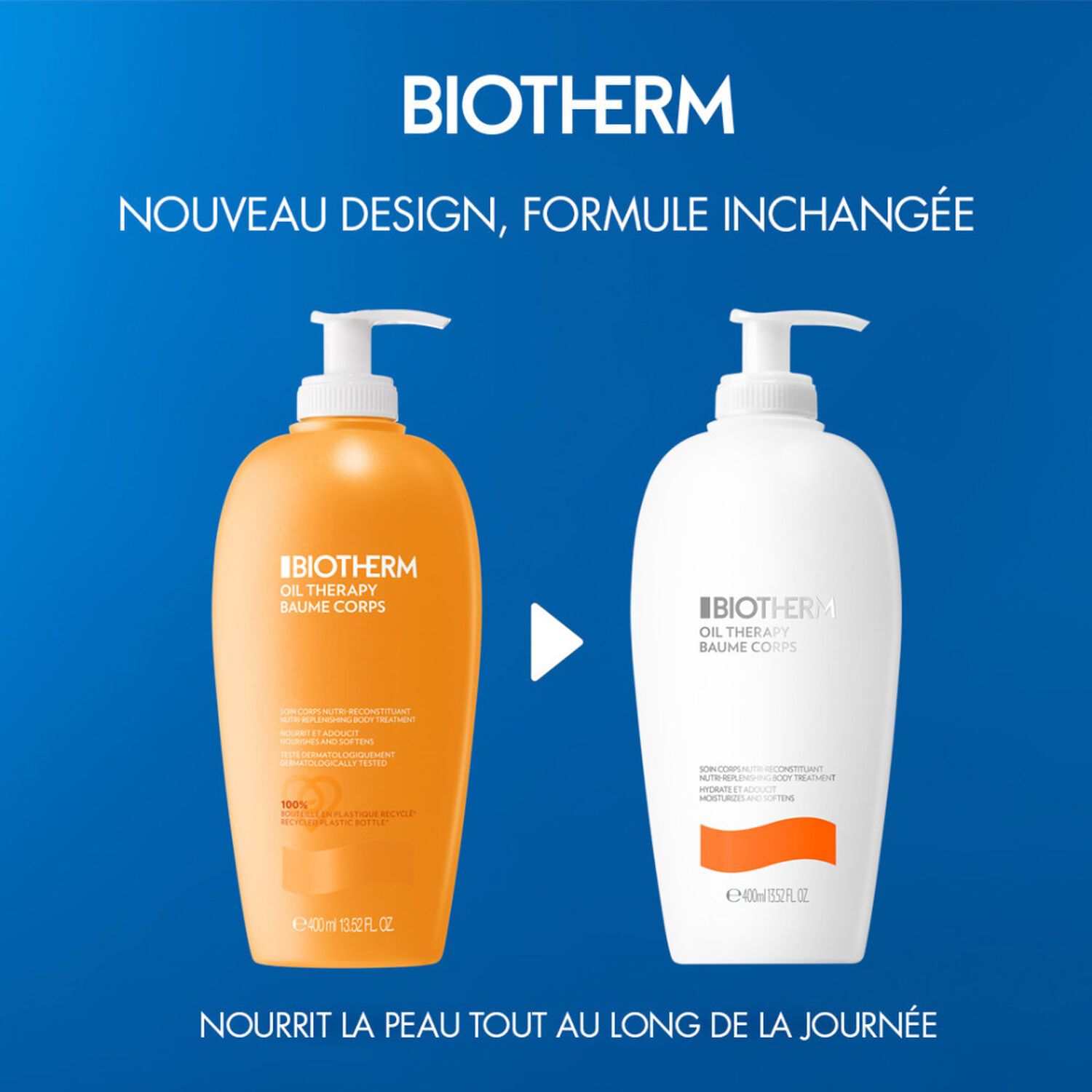 Oil Therapy - Soin Corps pour Peaux Sèches 400 ml