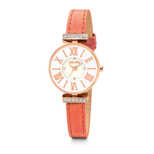 Reloj Folli Follie WF13B014SSW Mujer Analogico Cuarzo con Correa de Cuero