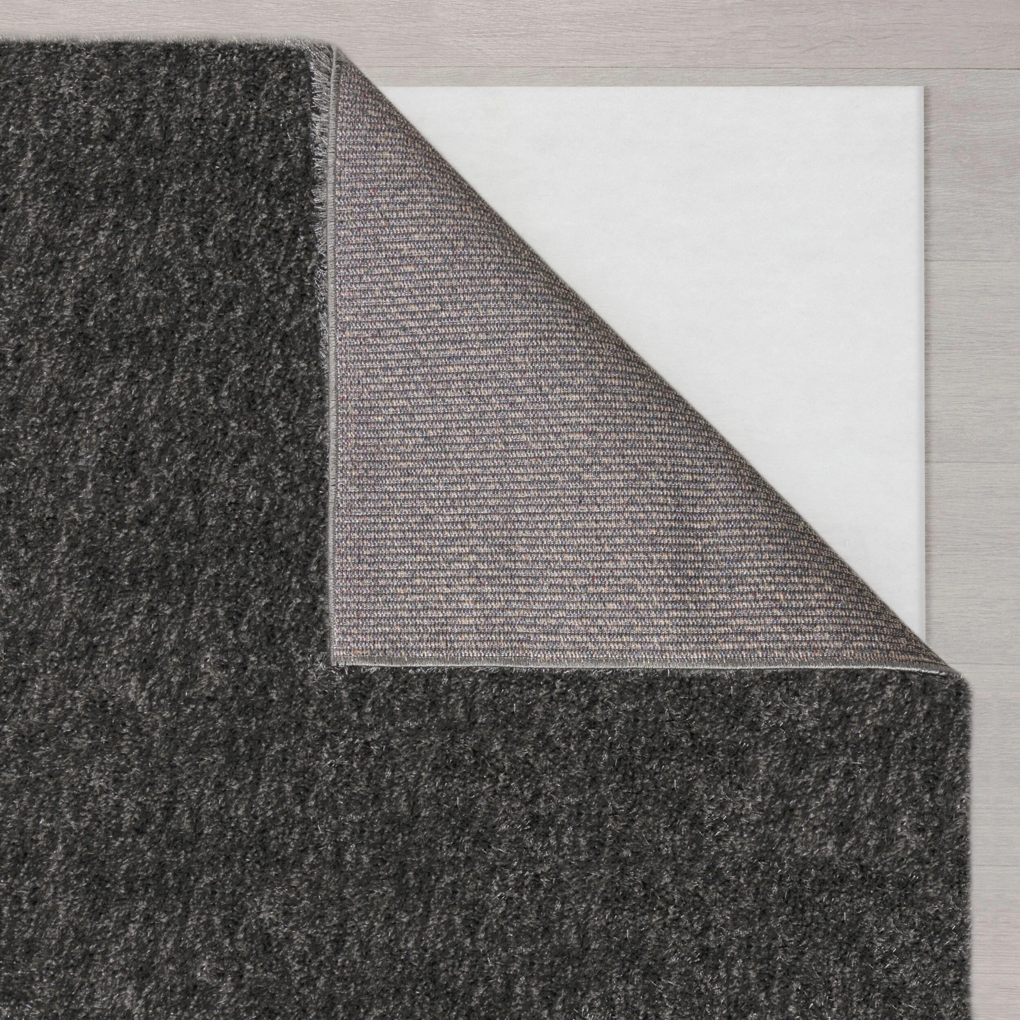 Tapis de couloir SHAGGY Gris fonce