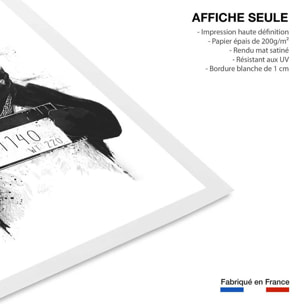 Affiche enfant panda  Affiche seule