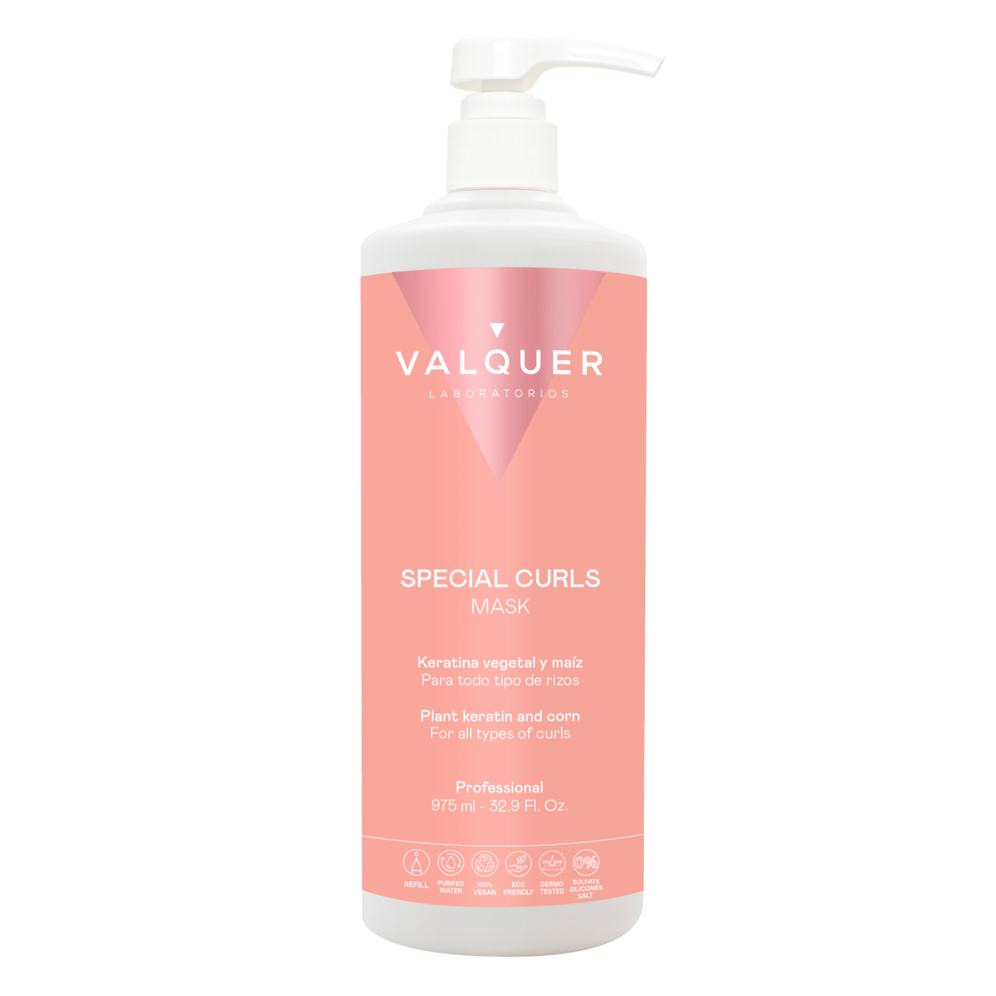 Valquer Mascarilla especial rizos Método Curly Girl- 1000 ml