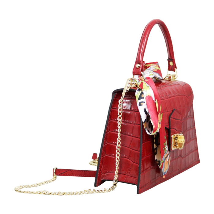 Borsa a Mano Cheval Firenze Meridiana Rosso