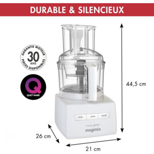 Robot multifonction MAGIMIX CS 5200 XL Premium Blanc