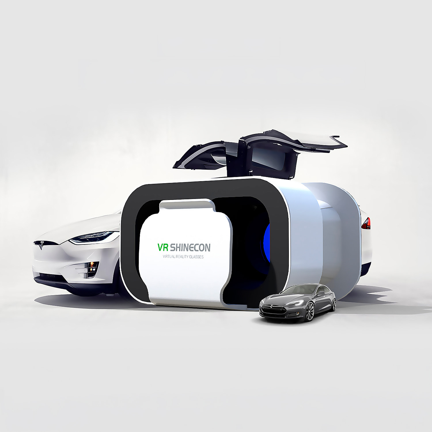 Gafas de realidad virtual G05A. Vista panorámica 360º con campo de visión de 100º. Compatibles con IOS, Android, HarmonyOS.